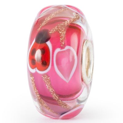 Trollbeads TGLBE-20368 Kraal Liefde en Zorg zilver-glas