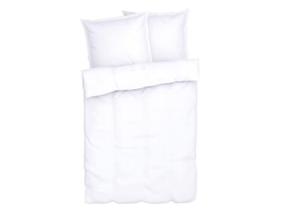LIVARNO home Lyocell satijnen dekbedovertrek 200 x 200 cm (Wit)