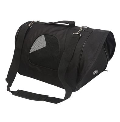 Nobleza Draagtas voor hond en kat tot 5 kg - 40x23x24 cm - Zwart