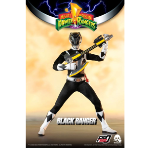 Threezero Power Rangers FigZero Black Ranger