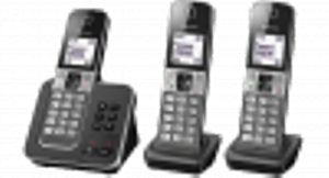 Panasonic KX-TGD323 DECT Telefoon Trio Set met antwoordapparaat - Zwart