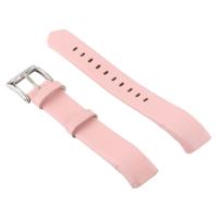 Slimme horloge glanzende lederen horlogeband voor Fitbit Alta (roze)