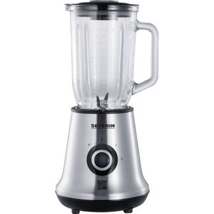 Severin SM 3737 Smoothiemaker 500 W RVS (geborsteld), Zwart