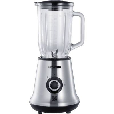 Severin SM 3737 Smoothiemaker 500 W RVS (geborsteld), Zwart
