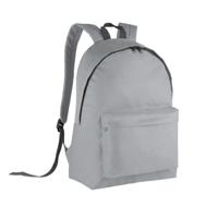 Schooltas/rugzak voor tieners/volwassenen - 27 L - boekentas - lichtgrijs - 30 x 19 x 42 cm