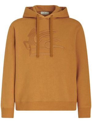 ETRO hoodie à motif Pegaso - Jaune