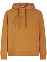 ETRO Pegaso-motif cotton hoodie - Jaune