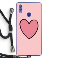 Hartje: Honor Note 10 Transparant Hoesje met koord