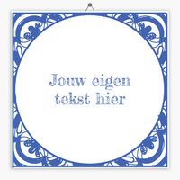 Delfts Blauw tegeltje detail