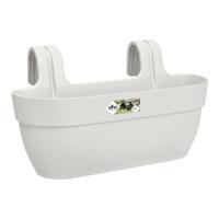 ELHO - Bloempot - Vibia Campana Easy Hanger Large - Zijde Wit - Buitenbalkon - L 24,1 x B 46 x H 26,5 cm