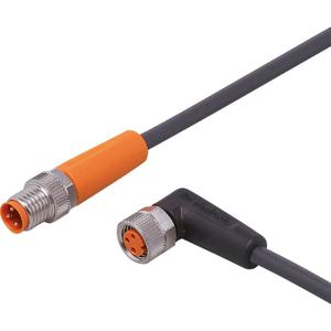 ifm Electronic EVC284 Verbindingskabel Aantal polen (sensoren): 3, 3 Stekker, recht, Bus, haaks 5 m 1 stuk(s)