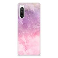 Smartphone hoesje Sony Xperia 10 IV Pink Purple Paint