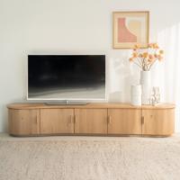 Eleonora TV-meubel 'Josh' Eiken, 240cm, kleur Naturel