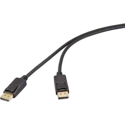 Renkforce RF-6830476 DisplayPort-kabel DisplayPort Aansluitkabel DisplayPort-stekker, DisplayPort-stekker 3.00 m Zwart 4K UHD Renkforce RF-6830476 DisplayPort-kabel DisplayPort Aansluitkabel DisplayPort-stekker, DisplayPort-stekker 3.00 m Zwart 4K UHD