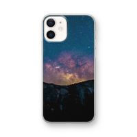 Travel to space: iPhone 12 mini Transparant Hoesje