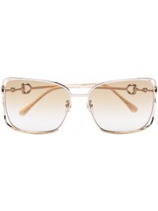 Gucci Eyewear lunettes de soleil Horsebit à monture oversize