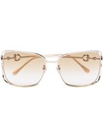 Gucci Eyewear lunettes de soleil Horsebit à monture oversize