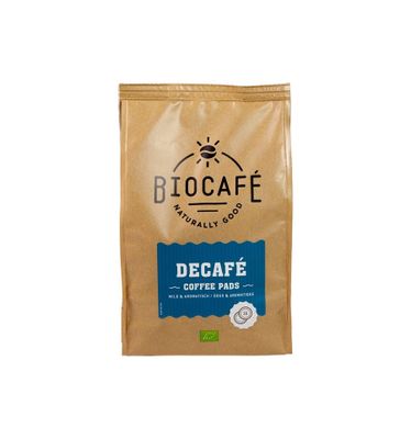 Coffee pads caffeinevrij bio