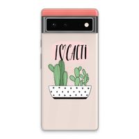 I love cacti: Google Pixel 6 Transparant Hoesje