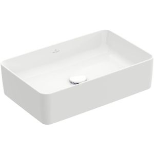 Villeroy & Boch Collaro opzetwastafel rechthoekig 56x36cm zonder overloop zonder kraangat wit 4a205601