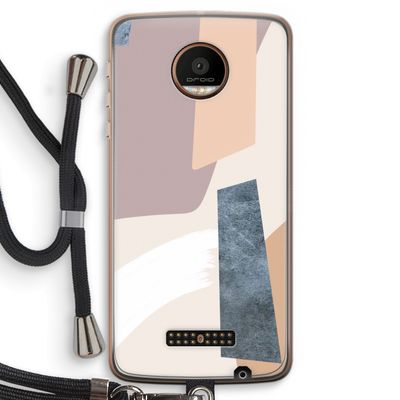 Luca: Motorola Moto Z Force Transparant Hoesje met koord