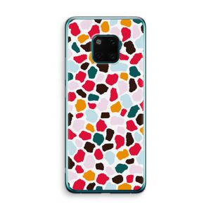 Colored Giraffe: Huawei Mate 20 Pro Transparant Hoesje