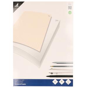 A3 overtrekpapier / transparant tekenpapier - 24 vellen - 80 grams