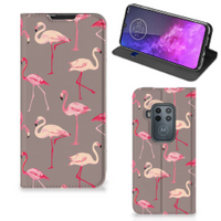 Motorola One Zoom Hoesje maken Flamingo