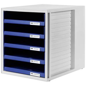 HAN SCHRANK-SET 1401-14 Ladebox Lichtgrijs DIN A4 Aantal lades: 5