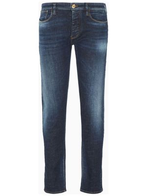 Emporio Armani jean J75 à coupe slim - Bleu
