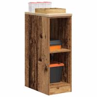 Garagekast 30x51x85 cm massief grenenhout oud hout