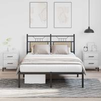 Bedframe zonder matras hout sonoma eikenkleurig 120x190 cm
