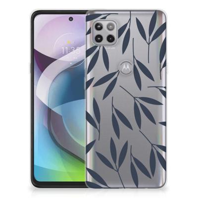 Motorola Moto G 5G | TPU Case | Leaves Blue