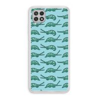 Kroko: Samsung Galaxy A22 4G Transparant Hoesje