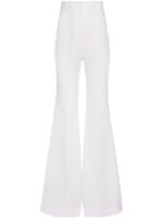 Nina Ricci pantalon évasé à taille haute - Blanc