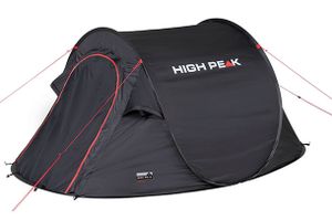 High Peak Vision 2.0 Pop up Tent 2 persoons 235 x 140 cm Zwart