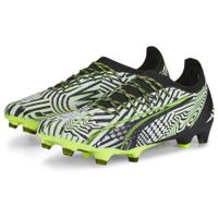 PUMA Ultra Ultimate FG/AG Dazzle - Zwart/Wit/Groen LIMITED EDITION - thumbnail