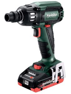 Metabo SSW 18 LTX 400 BL Accu slagmoersleutel | 18 V | 2 x LiHD 4.0 Ah, ASC 55 | In Metabox - 602205800