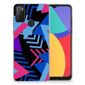 Alcatel 1S (2021) TPU Hoesje Funky Triangle