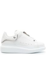 Alexander McQueen baskets Oversized à détail de zip - Blanc - thumbnail