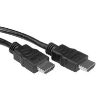 VALUE HDMI High Speed Cable met Ethernet M-M, LSOH, zwart, 1 m - thumbnail