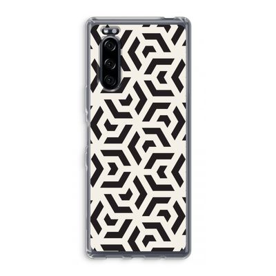 Crazy pattern: Sony Xperia 5 Transparant Hoesje