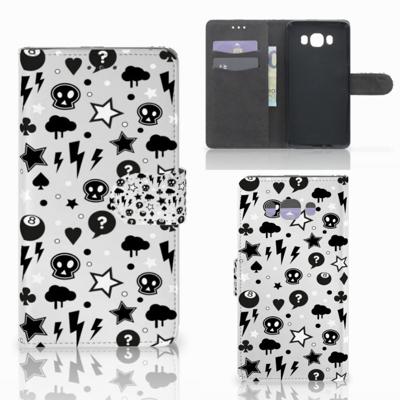 Telefoonhoesje met Naam Samsung Galaxy J7 2016 Silver Punk Telefoonhoesje met Naam Samsung Galaxy J7 2016 Silver Punk