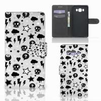 Telefoonhoesje met Naam Samsung Galaxy J7 2016 Silver Punk