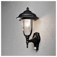 Konstsmide Parma 7235-750 Buitenlamp met bewegingsmelder (wand) E27 75 W Zwart