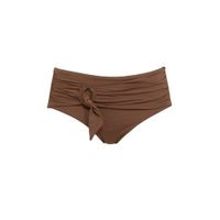 Seafolly bikinibroekje met strikceintuur bruin - thumbnail