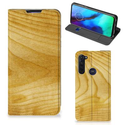 Motorola Moto G Pro Book | Wallet Case | Licht Hout