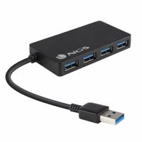 Hub USB 4 Poorten NGS iHub 3.0 Zwart Hub USB 4 Poorten NGS iHub 3.0 Zwart