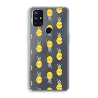 Ananas: OnePlus Nord N10 5G Transparant Hoesje
