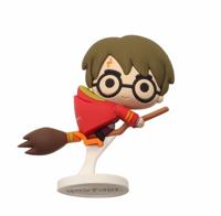 Harry Potter: Rubber Mini Figure - Harry With Red Cape On Nimbus